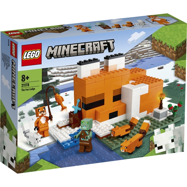 LEGO Minecraft Rævehytten – 21178 – LEGO Minecraft