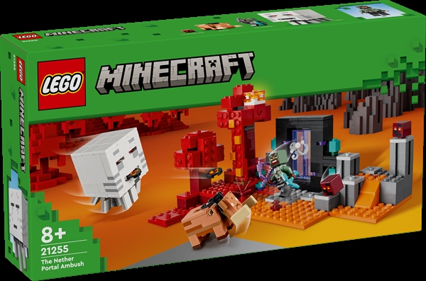 LEGO Minecraft Baghold ved Nether-portalen – 21255 – LEGO Minecraft