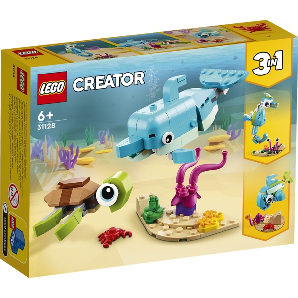 LEGO Creator Delfin og skildpadde – 31128 – LEGO Creator