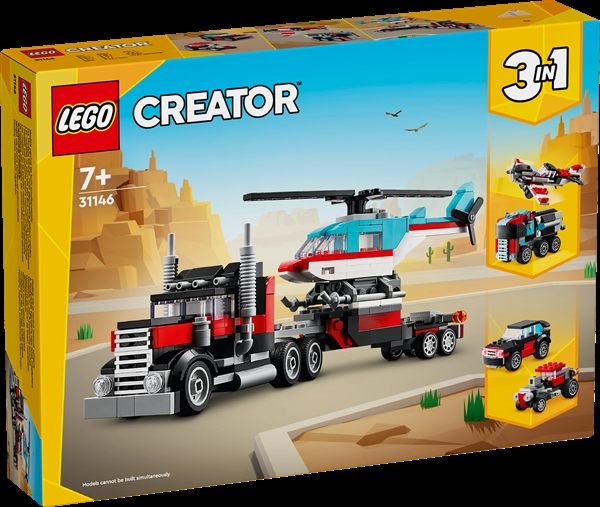 LEGO Creator Blokvogn med helikopter – 31146 – LEGO Creator