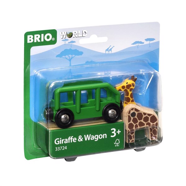 Brio Giraf og vogn – 33724 – BRIO Tog