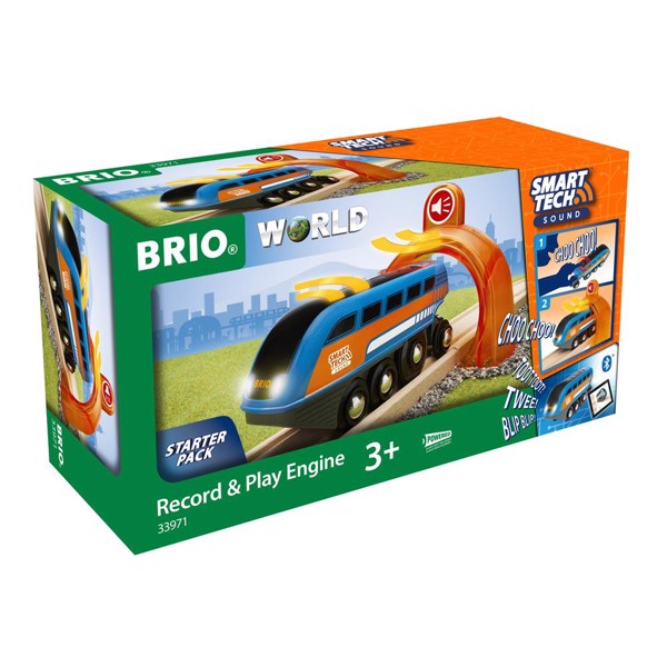 Brio Smart Tech Smart Tech Sound Lokomotiv med lydoptager   – BRIO
