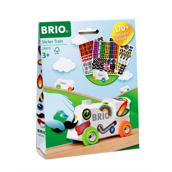 Brio Tog med klistermærker – BRIO