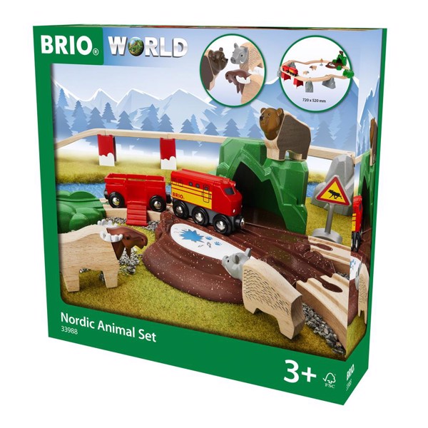 Brio Togbane med nordiske dyr – BRIO