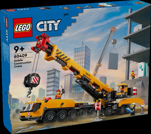 LEGO City Gul mobil byggekran – 60409 – LEGO City
