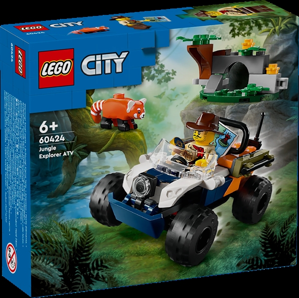 LEGO City Jungleeventyr  –  ATV og rød panda-mission – 60424 – LEGO City