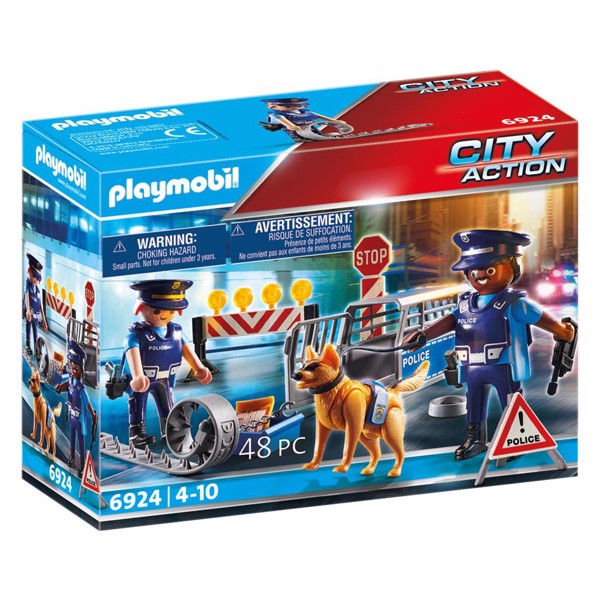 Playmobil City Action Politivejspærring – PL6924 – Playmobil City Action