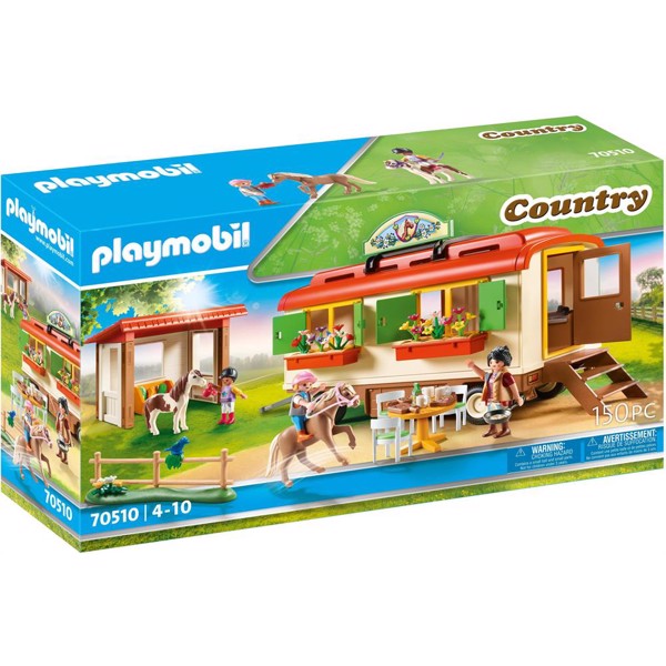 Playmobil Country Ponycamp overnatningsvogn – PL70510 – PLAYMOBIL Country