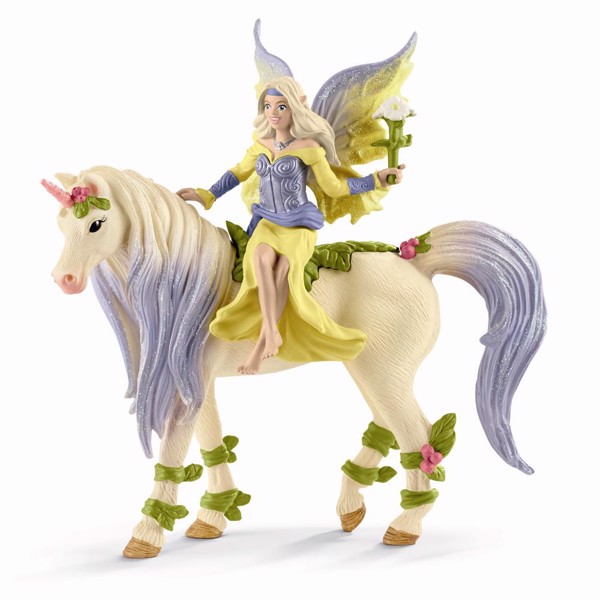 Schleich Fairy Sera with blossom unicorn – Schleich