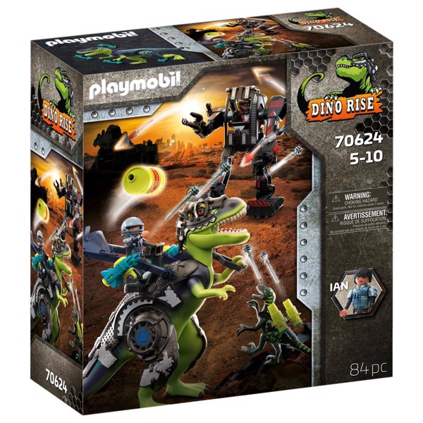 Playmobil Dinos T-Rex: Battle of the Giants  – PL70624 – PLAYMOBIL Dinos