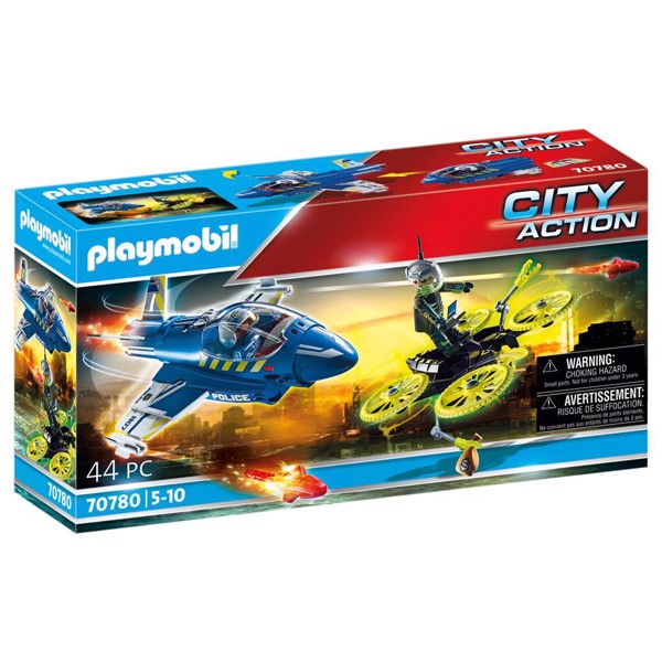 Playmobil City Action Politi-jet: dronejagt – PL70780 – PLAYMOBIL City Action