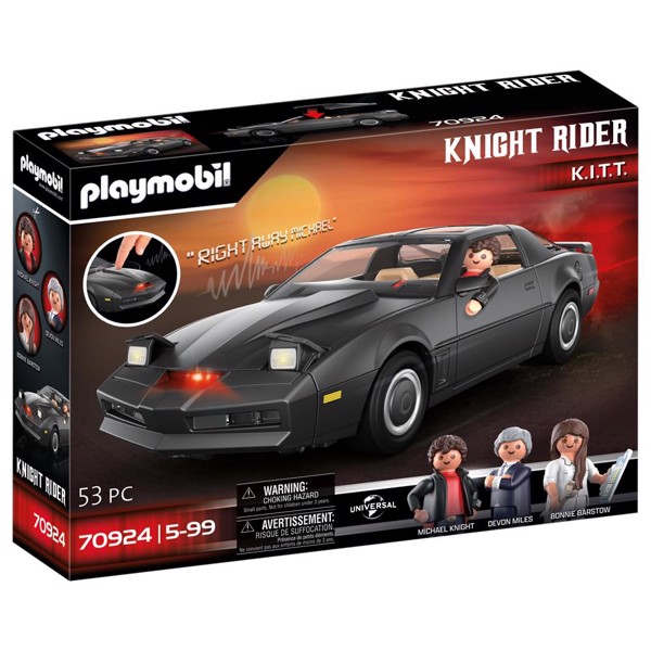 Playmobil Biler Knight Rider – K.I.T.T. – PL70924 – PLAYMOBIL Biler