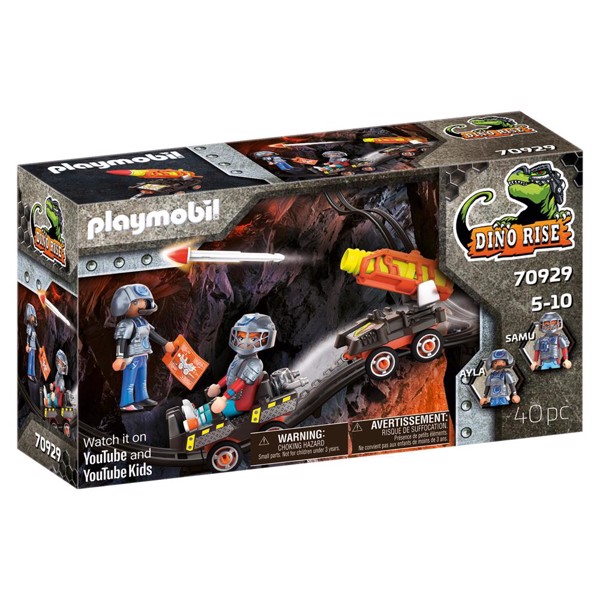Playmobil Dinos Dino Mine raketbil – PL70929 – PLAYMOBIL Dinos