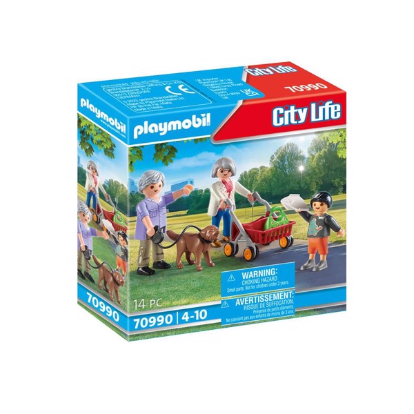 Playmobil City Life Bedsteforældre med børnebørn – PL70990 – PLAYMOBIL City Life
