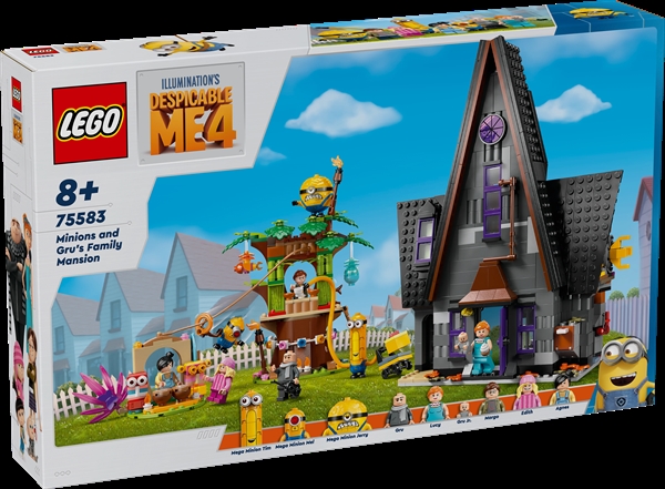LEGO Minions og Grus familiepalæ – 75583 – LEGO Minions
