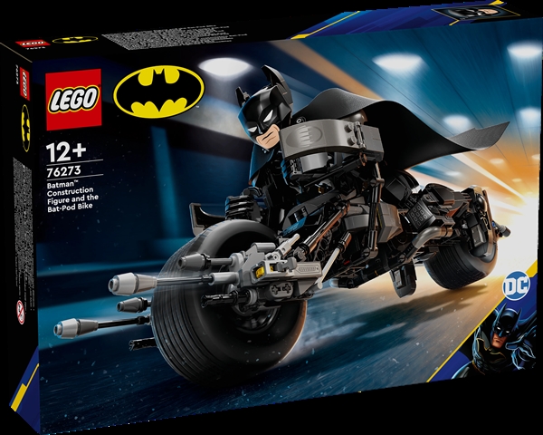LEGO Super Heroes Byg selv-figur af Batman og Batpod-motorcyklen – 76273 – LEGO Super Heroes