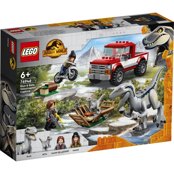 LEGO Jurassic World Blue og Beta  –  velociraptor-fangst – 76946 – LEGO Jurassic World