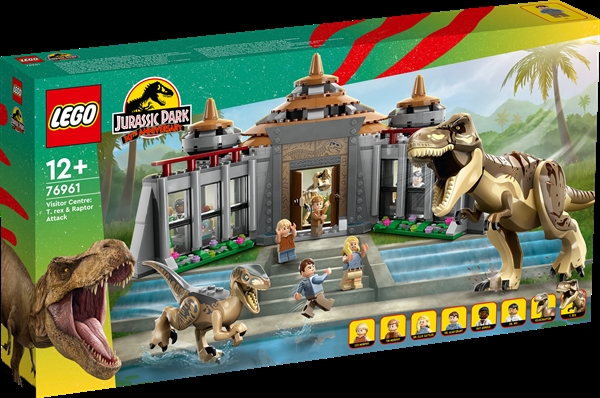 LEGO Jurassic World Besøgscenter: T. rex- og raptor-angreb – 76961 – LEGO Jurassic World