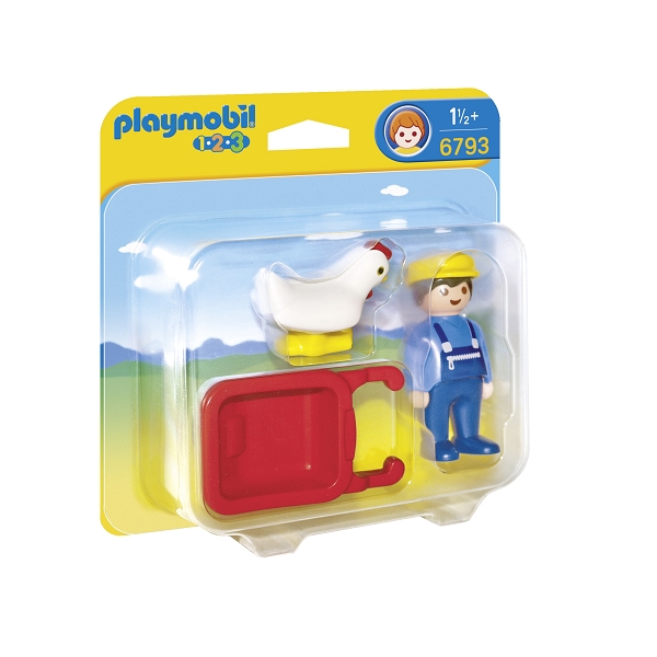 Playmobil 123 Bonde med trillebør – 6793 – PLAYMOBIL 1.2.3