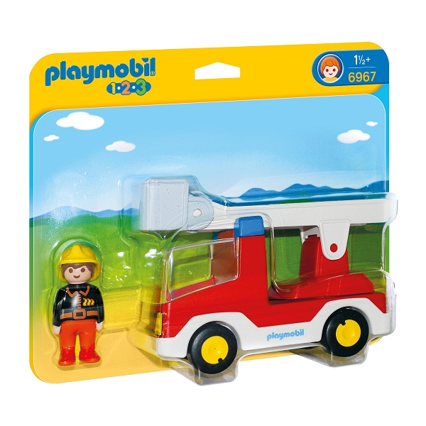 Playmobil 123 Brandbil med stige – PL6967 – PLAYMOBIL 1.2.3