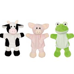 Hånddukke dyr – Ko, gris, eller frø – GOKI