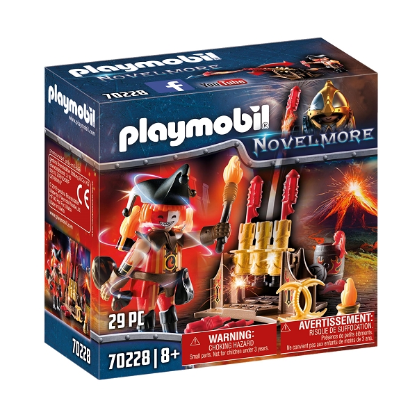 Playmobil Knights Ildmester med kanon – PL70228 – PLAYMOBIL Knights
