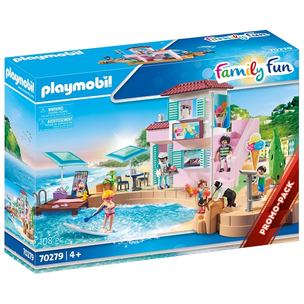 Playmobil Family Fun Iskiosk ved havnen – PL70279 – PLAYMOBIL Family Fun
