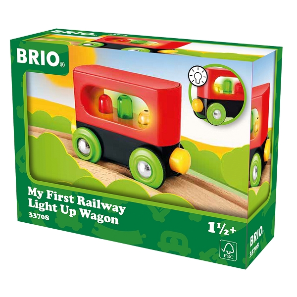 Brio Min  første togvogn m/lys – 33708 – BRIO