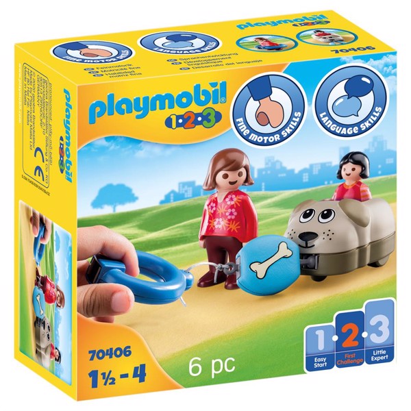 Playmobil 123 Min trækhund – PL70406 – PLAYMOBIL 1.2.3