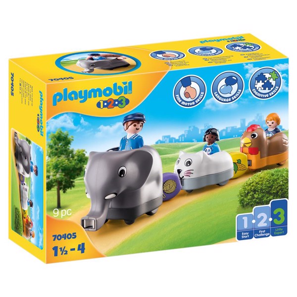 Playmobil 123 Mit trækdyrstog – PL70405 – PLAYMOBIL 1.2.3