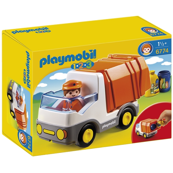Playmobil 123 Skraldebil  – 6774 – PLAYMOBIL 1.2.3