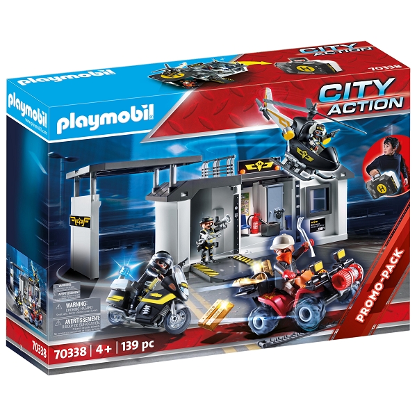 Playmobil City Action Stor bærbar specialstyrkecentral – PL70338 – PLAYMOBIL City Action