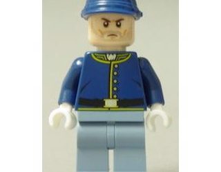 LEGO Lone Ranger Cavalry Soldier, brune øjenbryn – LEGOÂ® Lone RangerÂ®