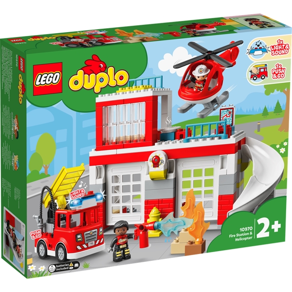 Duplo Brandstation og helikopter – 10970 – LEGO DUPLO