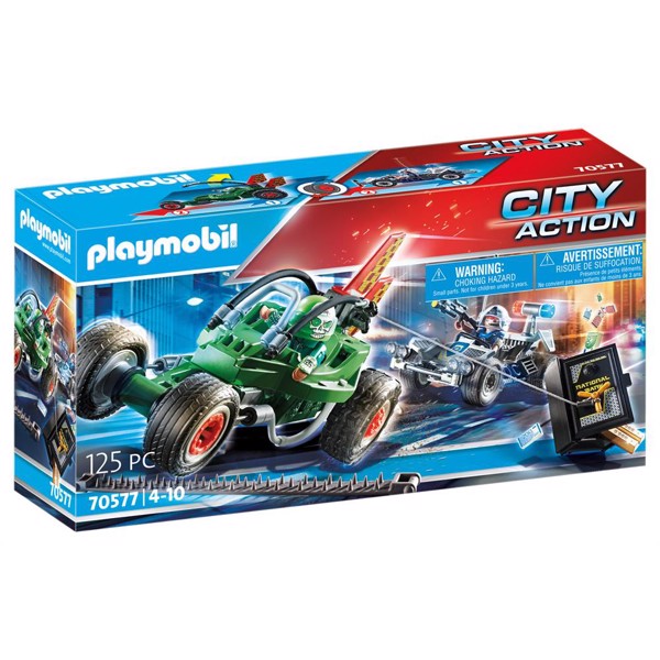 Playmobil City Action Politikøretøj: Forfølgelse af pengerøveren – PL70577 – PLAYMOBIL City Action