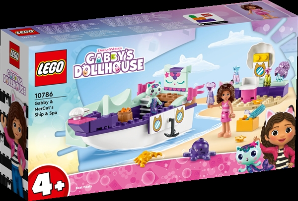 LEGO Gabby og Havkats skib og skønhedssalon – 10786 – LEGO Gabby’s Dollhouse