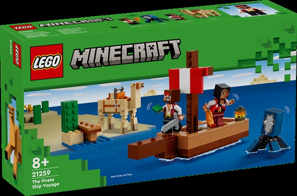 LEGO Minecraft Piratskibsrejsen – 21259 – LEGO Minecraft