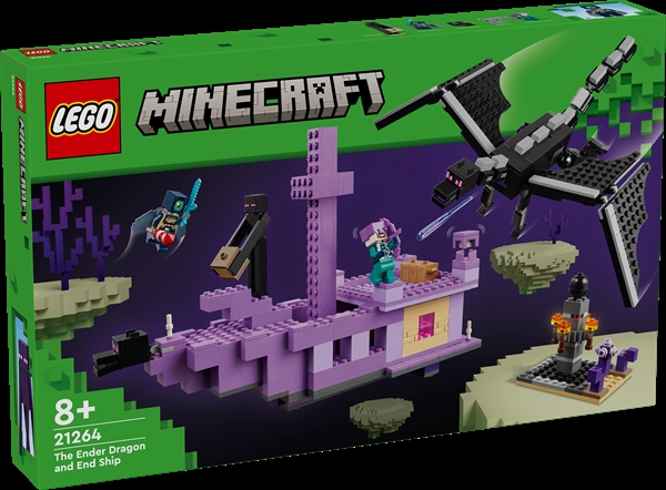 LEGO Minecraft Ender-dragen og End-skibet – 21264 – LEGO Minecraft