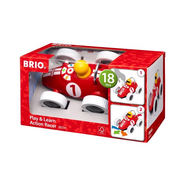 Brio Leg og lær action racerbil – BRIO