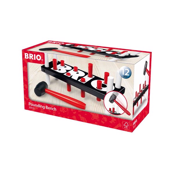 Brio Hammerbræt, sort – 30515 – BRIO Toddler