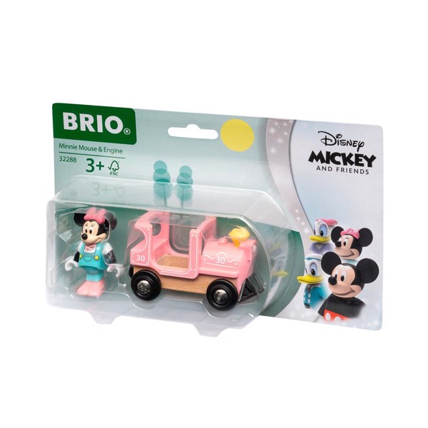 Brio Minnie Mouse og lokomotiv – BRIO