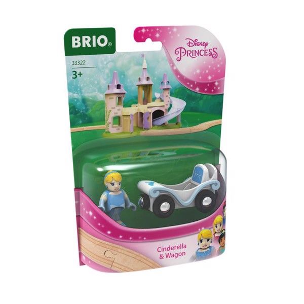 Brio Disney Princess Askepot og vogn – BRIO