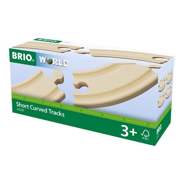 Brio Buede skinner, korte – 33337 – BRIO togskinner