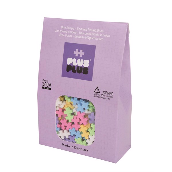 Plus Plus Pastel mix, 300 pcs – Plus-Plus