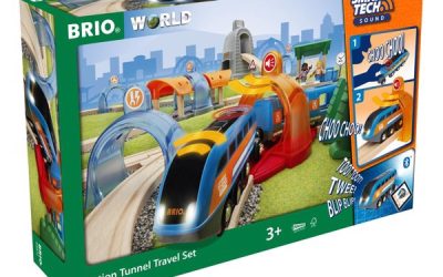 Brio Smart Tech Smart Tech Sound Togbane Action Tunnel Rejsesæt  – BRIO