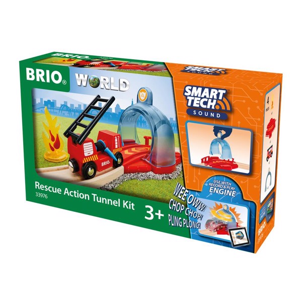 Brio Smart Tech Smart Tech Sound Rednings Action Tunnel-sæt – BRIO