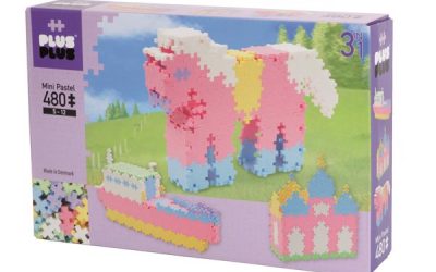 Plus Plus 480 pcs 3-i-1 samlesæt, pastel  – Plus-Plus