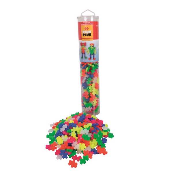 Plus Plus Neon mix, 240 pcs – Plus-Plus