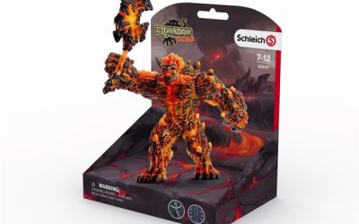 Schleich Lava golem with weapon – Schleich