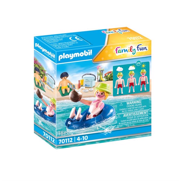 Playmobil Family Fun Badegæst med badering – PL70112 – PLAYMOBIL Family Fun